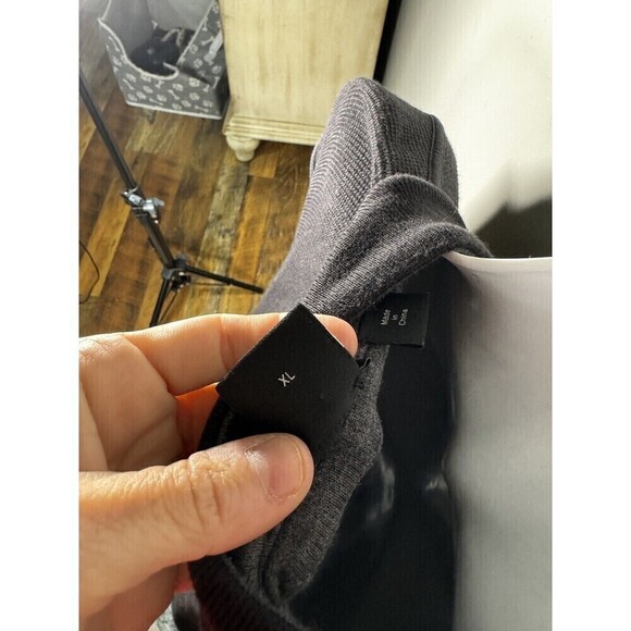 HUGO BOSS  jacket XL Black Elegant Turtle Neck Sweater - Picture 6 of 9